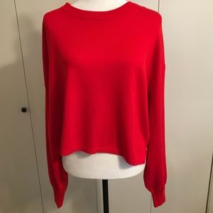Super cute red sweater new with tags